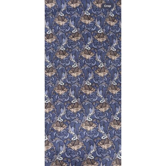 Beautiful Fox & Chave Pure Silk Men’s Designer Floral Style Tie App 60” L 3.25”W - Picture 9 of 9